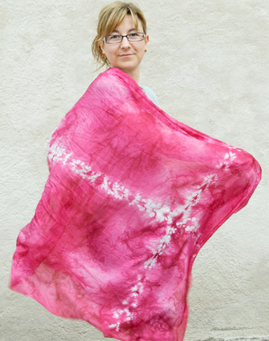 scarf designed by Daniela Balducci