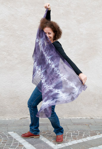 nunofelt scarf created by Lydia De Martin