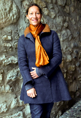 felt coat created by Michela Gregoretti